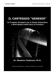 IL CARTEGGIO “GENESIS” - PROJECTUAP-ITALIA index