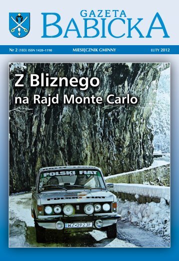 luty (pdf) - Gmina Stare Babice