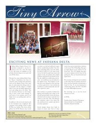 exciting news at indiana delta - Pi Beta Phi