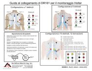 Guida al collegamento di DR181 per il monitoraggio Holter