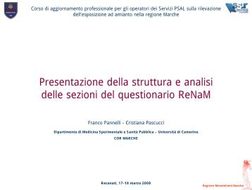 C. Pascucci - Università degli Studi di Camerino