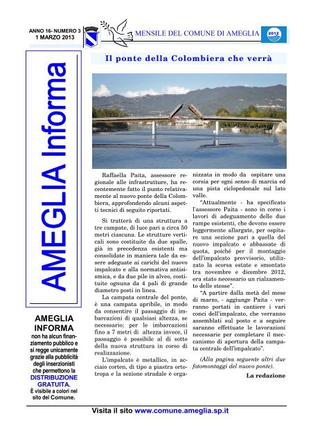 marzo 2013 - Comune di Ameglia