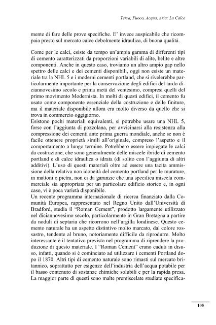 Terra, Fuoco, Acqua, Aria: LA CALCE A cura di Alessandro Battaglia ...