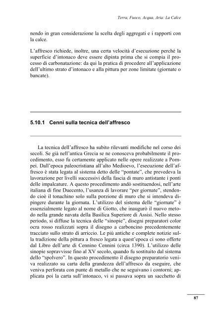 Terra, Fuoco, Acqua, Aria: LA CALCE A cura di Alessandro Battaglia ...