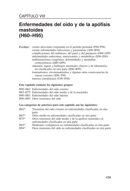 IE-10 Clasificación Estadística Internacional de ... - Seguro Popular