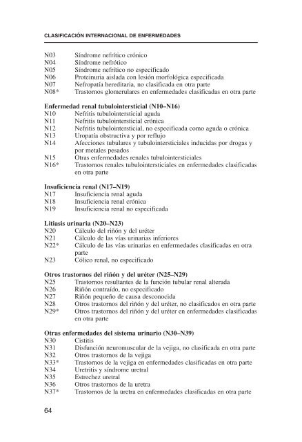 IE-10 Clasificación Estadística Internacional de ... - Seguro Popular