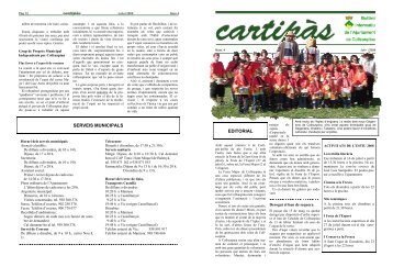 SERVEIS MUNICIPALS EDITORIAL - Ajuntament de Collsuspina