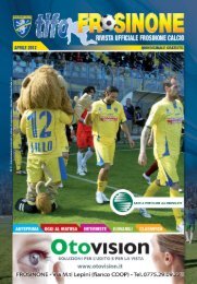 TIFO FROSINONE rivista n 9 - Frosinone Calcio