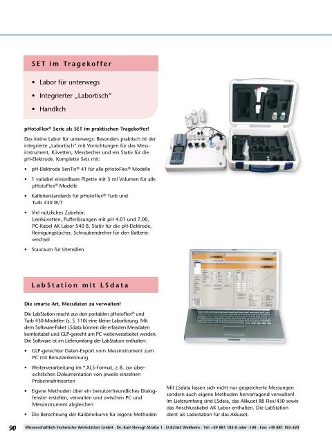 Photometrische Bestimmung pHotoFlex® - WTW.com