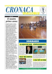 Cronaca Gialloblu Numero 4 - Atletica Castelleone