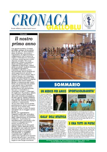 Cronaca Gialloblu Numero 4 - Atletica Castelleone