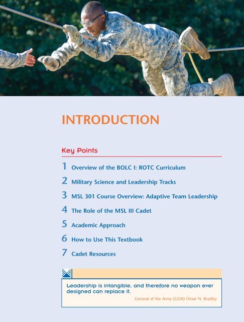 MSL 301 Introduction.pdf - UNC Charlotte Army ROTC