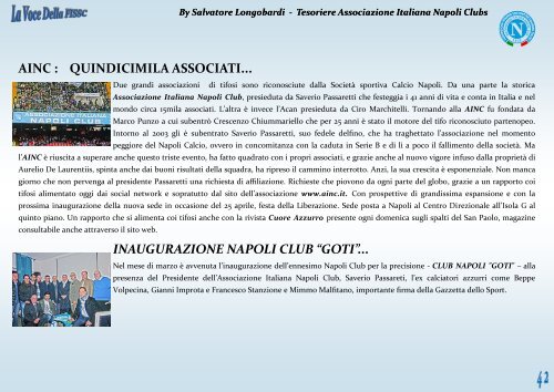 La Voce Della FISSC N2_2013.pdf - Coordinamento Clubs Cesena ...