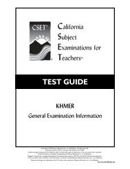 Khmer General Examination Information - CSET
