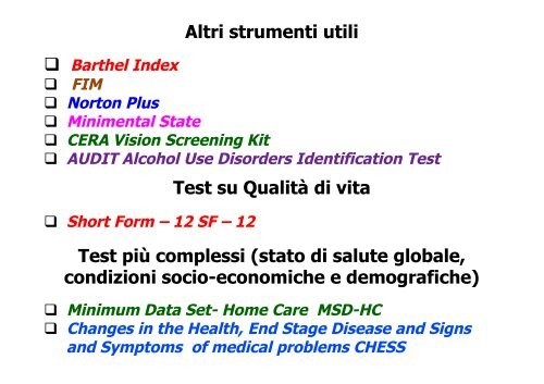 Prevenzione cadute nell'anziano - Sabrina Pellicini. - Asl Nuoro