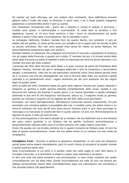 Verbale - Comune di Rignano sull'Arno