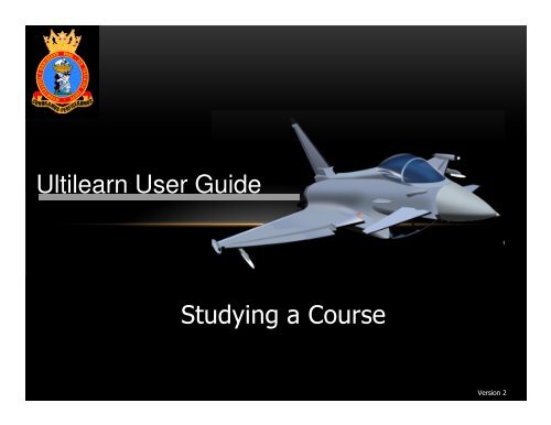 Ultilearn User Guide - Warwickshire & Birmingham Wing