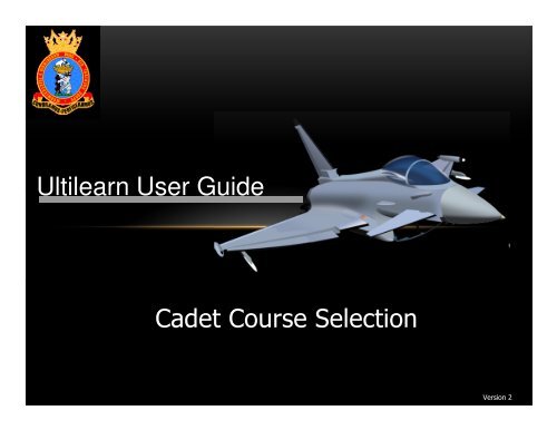 Ultilearn User Guide - Warwickshire & Birmingham Wing