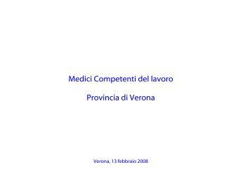 Medici Competenti del lavoro - API Verona