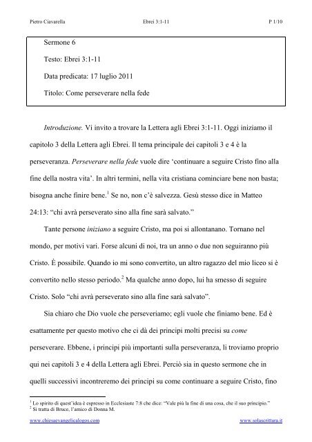 Lettera agli ebrei 11