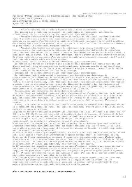 4. PLEC DE CONDICIONS - Ajuntament de Figueres