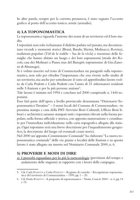 Condizioni di vita del passato (PDF) - Comune di Commezzadura