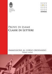 Prove di esame Classe di Lettere - Area Download