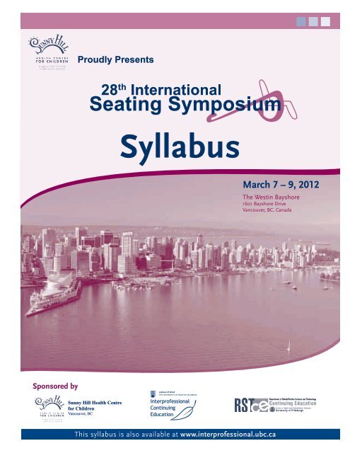 Syllabus - UBC Interprofessional Continuing Education - University ...