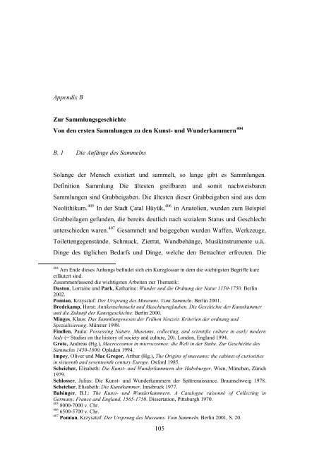 Zwischen Mnemotechnik und Sammlungstheorie - Seminar für ...