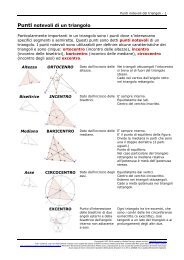 Triangoli e punti notevoli - UbiMath