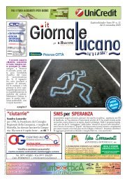 scarica il giornale in formato PDF - Giornale Lucano