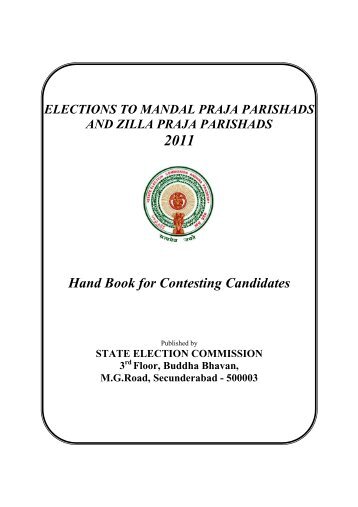 Hand Book for Contesting Candidates - andhra pradesh state ...