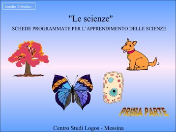 "le scienze" - prima parte - Centro Studi Logos