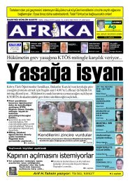 15 Nisan 2010 (PDF) - Afrika Gazetesi