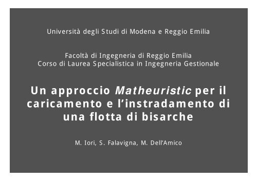 1 - Descrizione: Descrizione: Descrizione: Descrizione - Università ...
