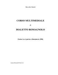 CORSO MULTIMEDIALE DIALETTO ROMAGNOLO - Homolaicus