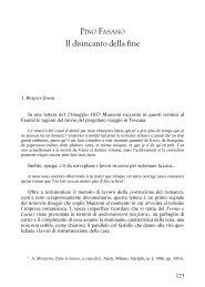 Il disincanto della fine - Sapienza