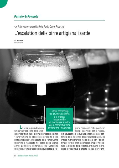 L'escalation delle birre artigianali sarde - Porto Conte Ricerche