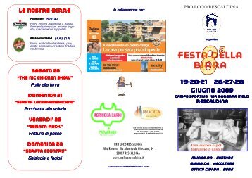 brochure scaricabile in pdf - Pro Loco Rescaldina