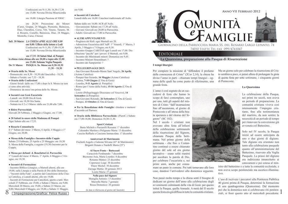 1 Free Magazines From Parrocchiasantorosario It
