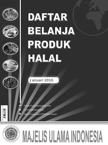 Daftar Belanja Produk Halal 2010 - Kantor Wilayah Riau