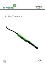 Biplane Transducer - BK Medical