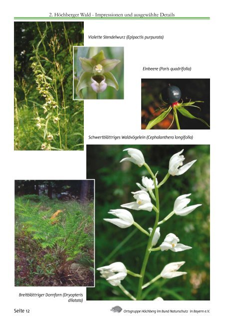 Fotoausstellung der Ortsgruppe Höchberg im Bund Naturschutz in ...