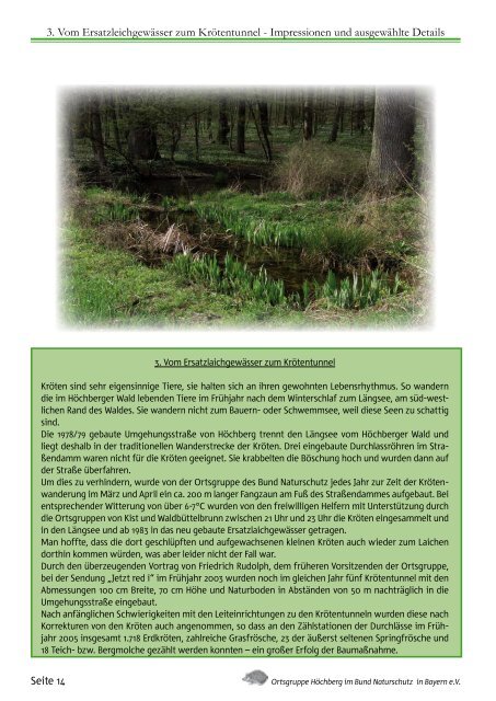 Fotoausstellung der Ortsgruppe Höchberg im Bund Naturschutz in ...