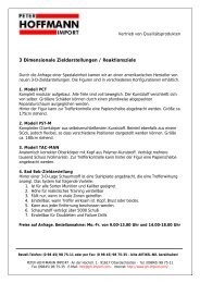 3 Dimensionale Zielsysteme - Hoffmann-Import