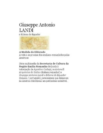 Giuseppe Antonio Landi - Regione Emilia-Romagna