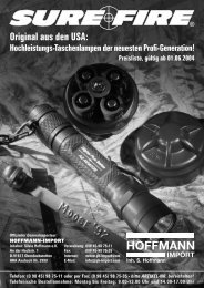 SureFire Preisliste - Hoffmann-Import