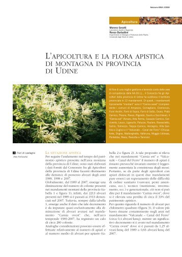 L'apicoltura e la flora apistica di montagna in ... - Apicoltura online