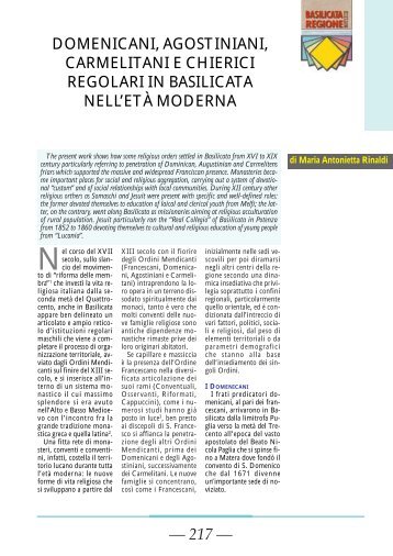 4 - Consiglio Regionale della Basilicata