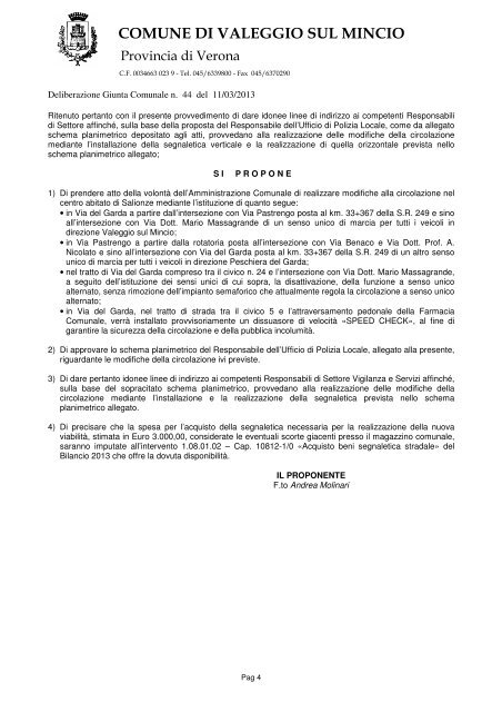 n. 44 - 11-03-2013.pdf - Comune di Valeggio sul Mincio